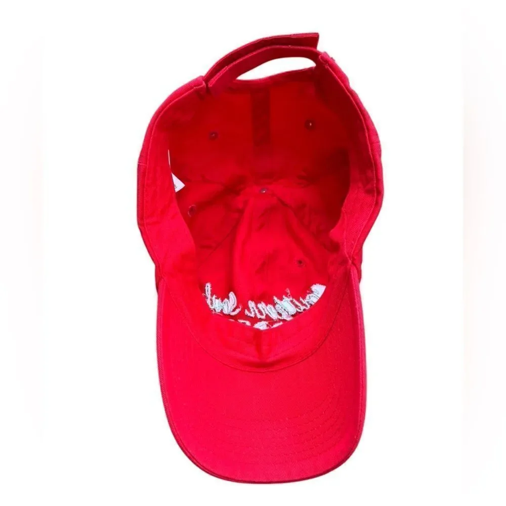 Souther Soul Barbeque St. Simon's Island Georgia Baseball Hat in Red